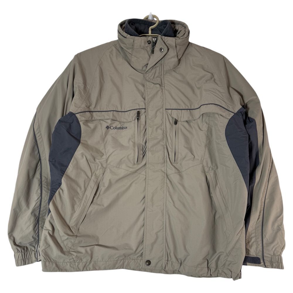 Columbia Interchange Winter Waterproof‎ Ski Outdoor Coat Fleece Lined Sz XL